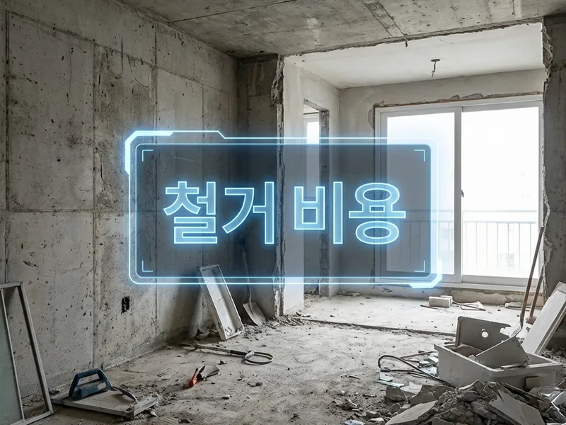 서울 아파트 철거 비용 가이드 2024 - 평수별 견적 총정리