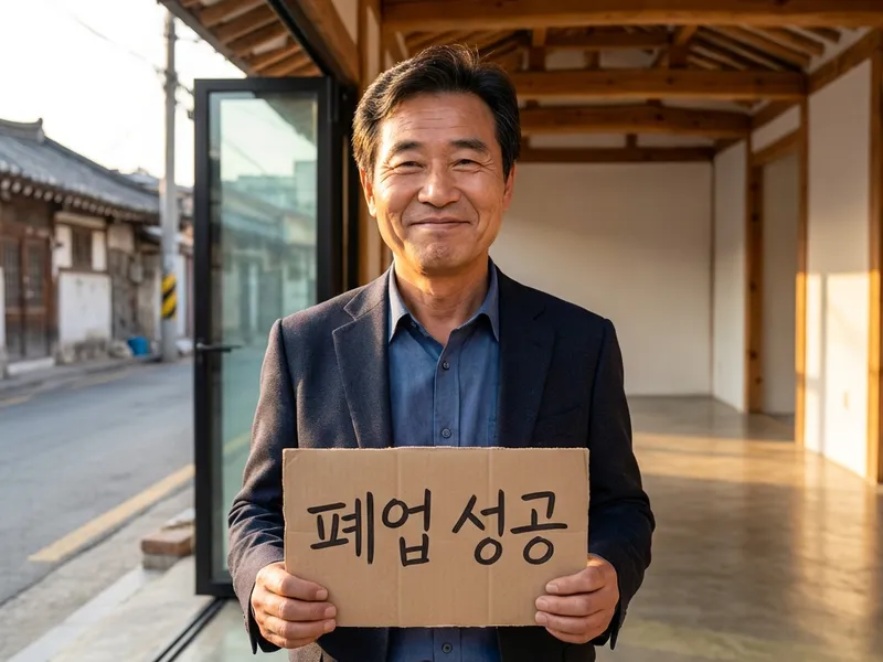 식당 철거 전후 사진